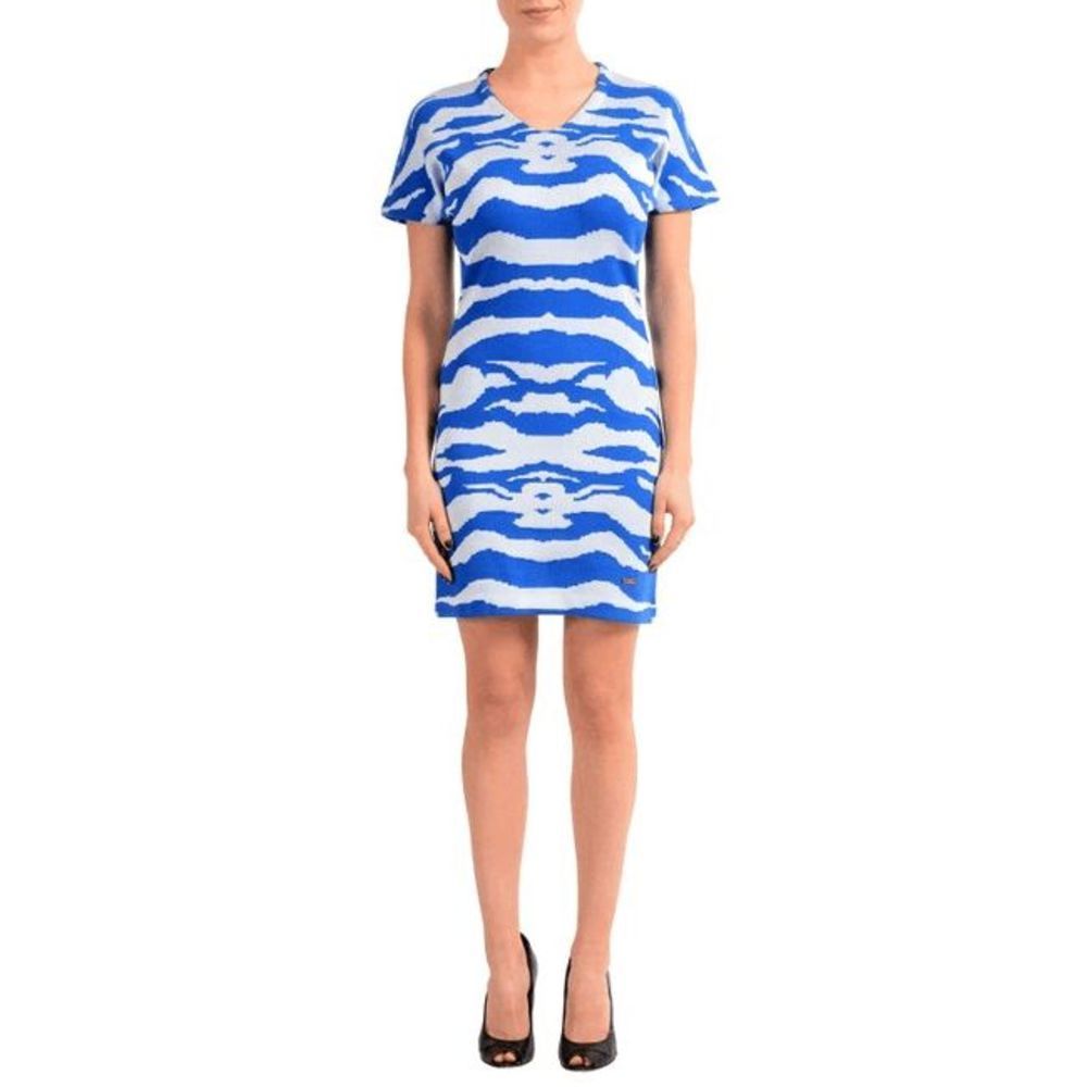 NWT Just Cavalli Short Sleeve Animal Print Sheath Dress Size XL